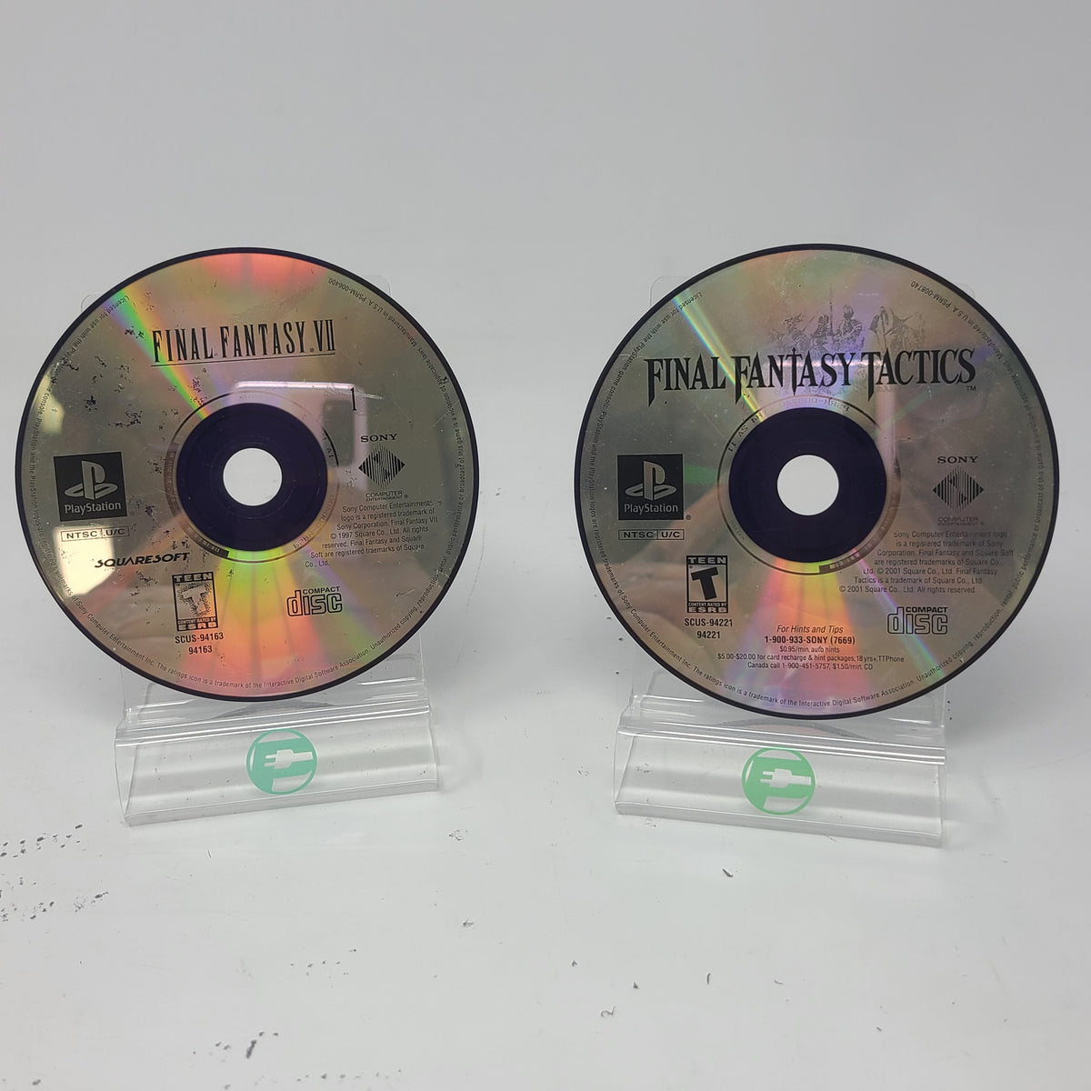 Lot of 2 Sony PS1 Games Final Fantasy VII & Final Fantasy Tactics