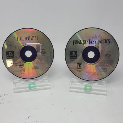 Lot of 2 Sony PS1 Games Final Fantasy VII & Final Fantasy Tactics