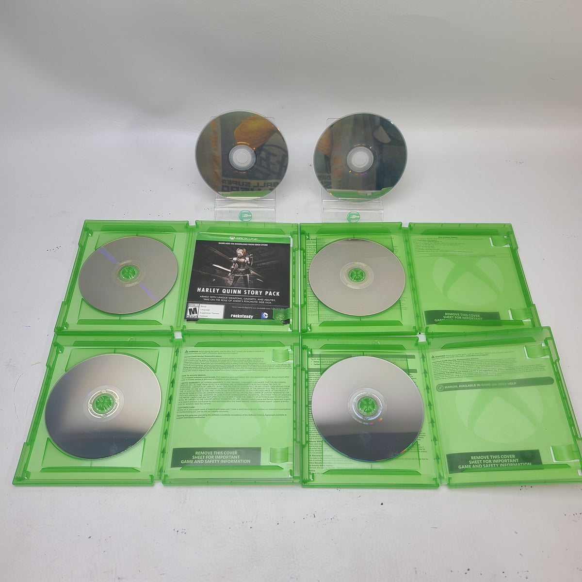 Lot of 6 Xbox One Games Minecraft Batman Arkham Sunset Overdrive Cars 3 