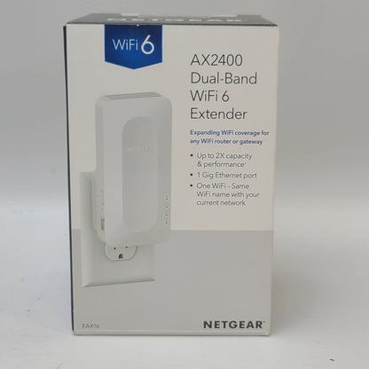 New NETGEAR AX2400 Dual Band WiFi 6 Wireless Router EAX16-100NAS