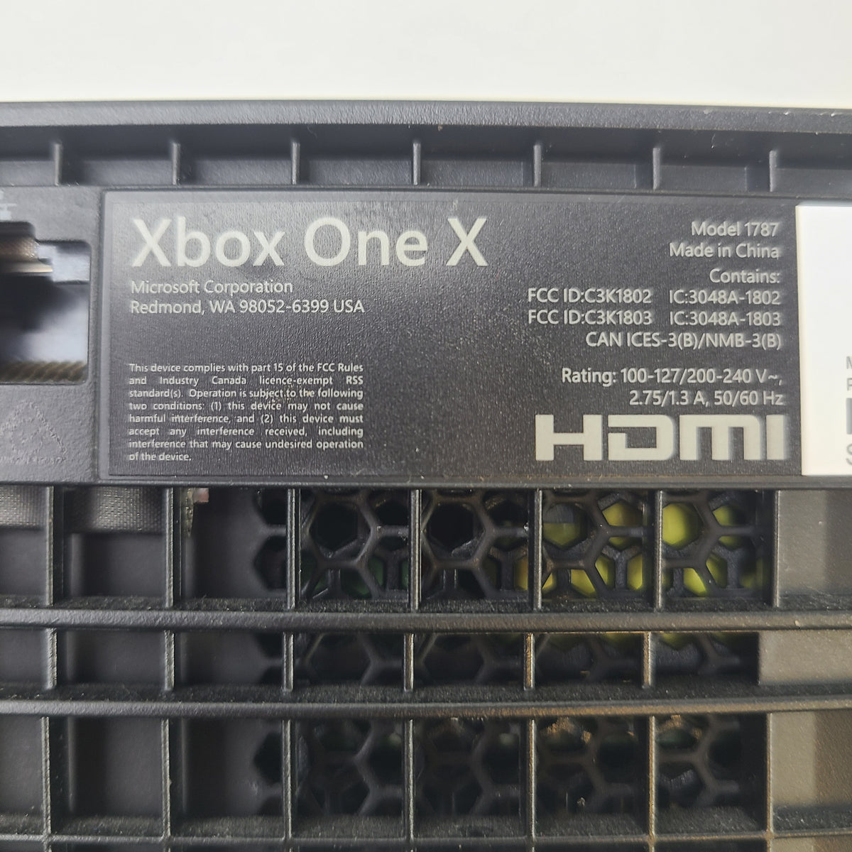 Microsoft Xbox One X 1TB Console Gaming System Black 1787