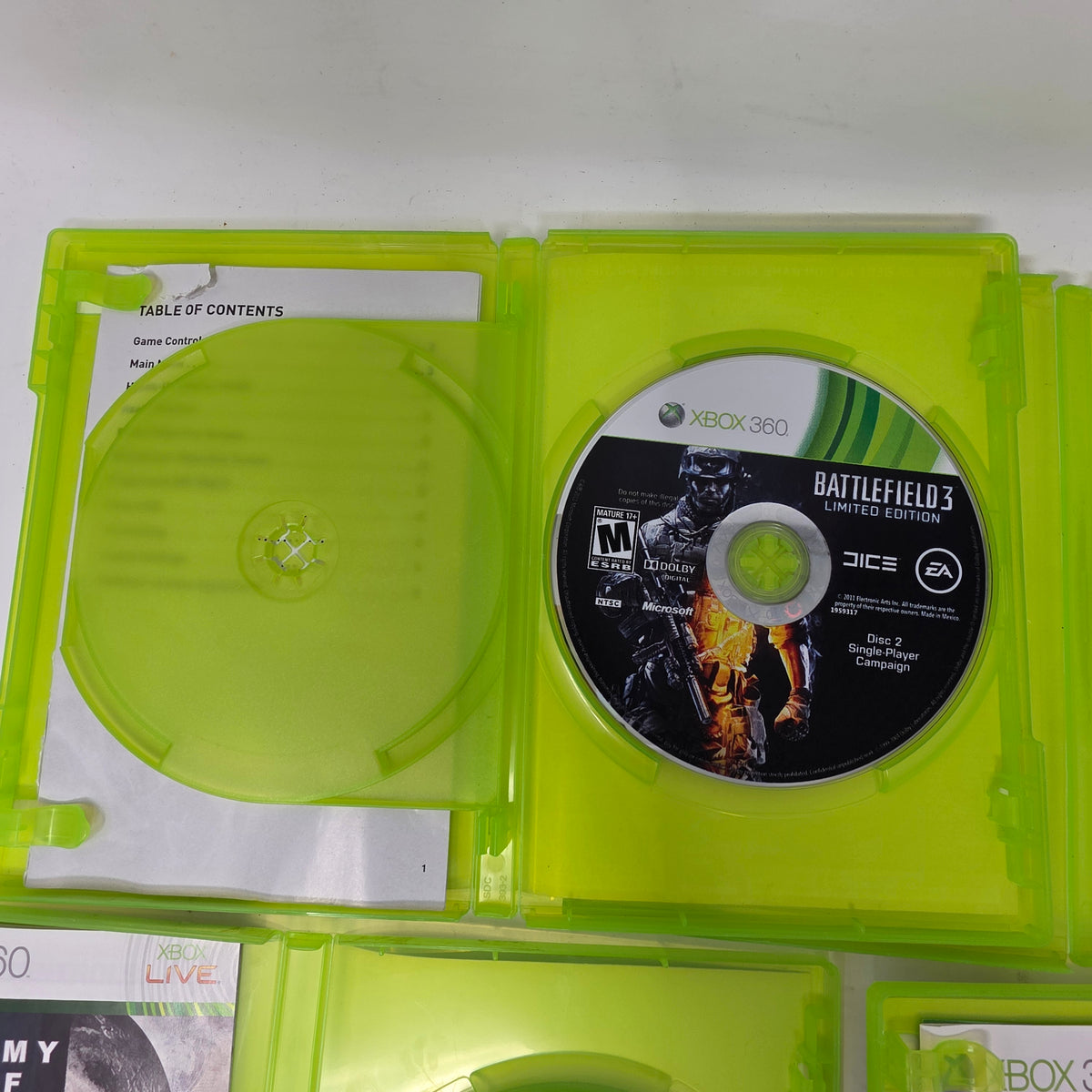 Lot of 11 Microsoft Xbox 360 Games Gears War 3 Destiny Watch Dogs Mass Effect 3