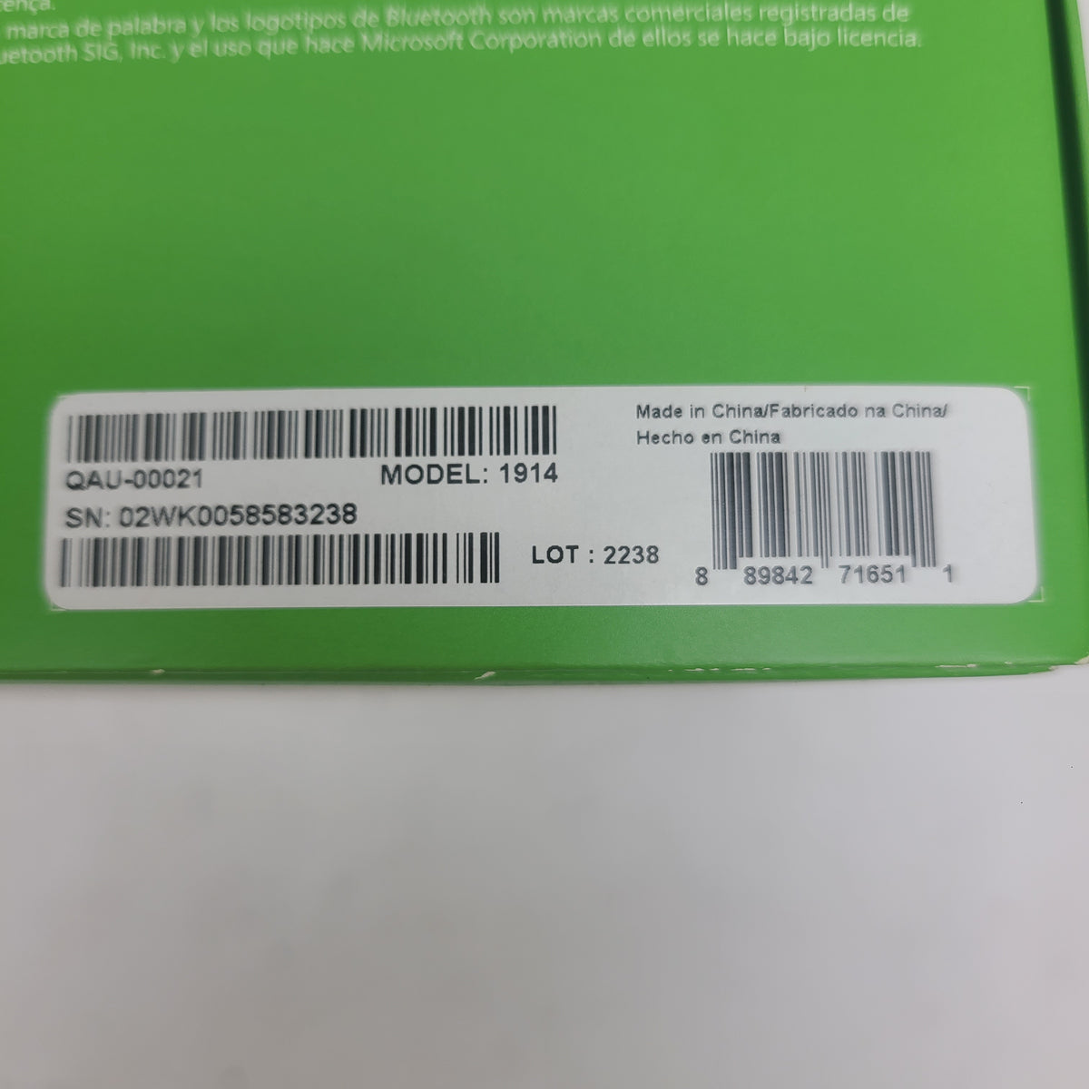 Microsoft Xbox One Wireless Controller Electric Volt QAU-00021