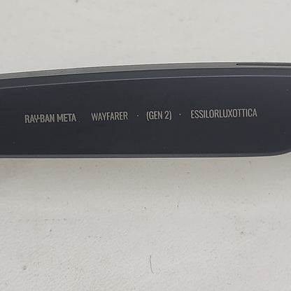 Ray-Ban Meta Wayfarer Gen 2 Matte Black Standard RW4012 AI Smart Glasses