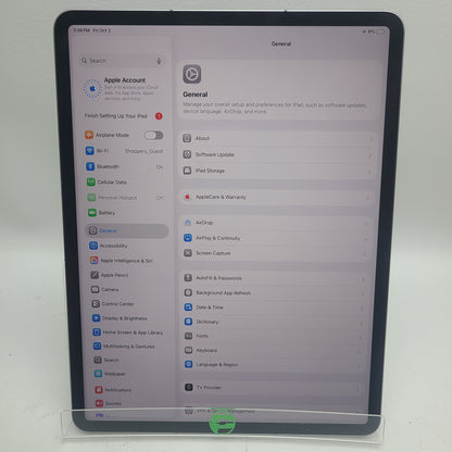 WiFi Only Apple iPad Air 13" M4 128GB Space Gray MH9D4LL/A