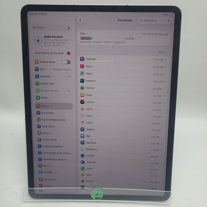 WiFi Only Apple iPad Air 13" M4 128GB Space Gray MH9D4LL/A