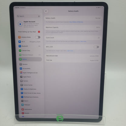WiFi Only Apple iPad Air 13" M4 128GB Space Gray MH9D4LL/A