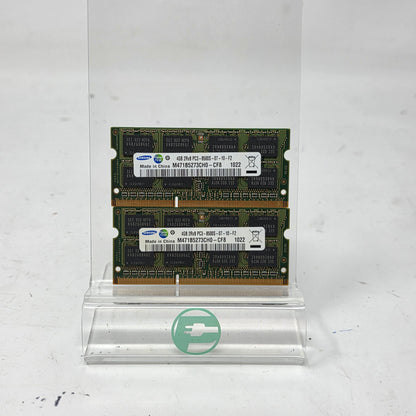Samsung 8GB 2x4GB DDR3 PC3-8500S 1066MHz Laptop RAM M471B5273CH0-CF8 Memory