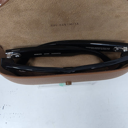 Ray-Ban Meta Wayfarer Gen 1 Shiny Black Standard RW4006 AI Smart Glasses