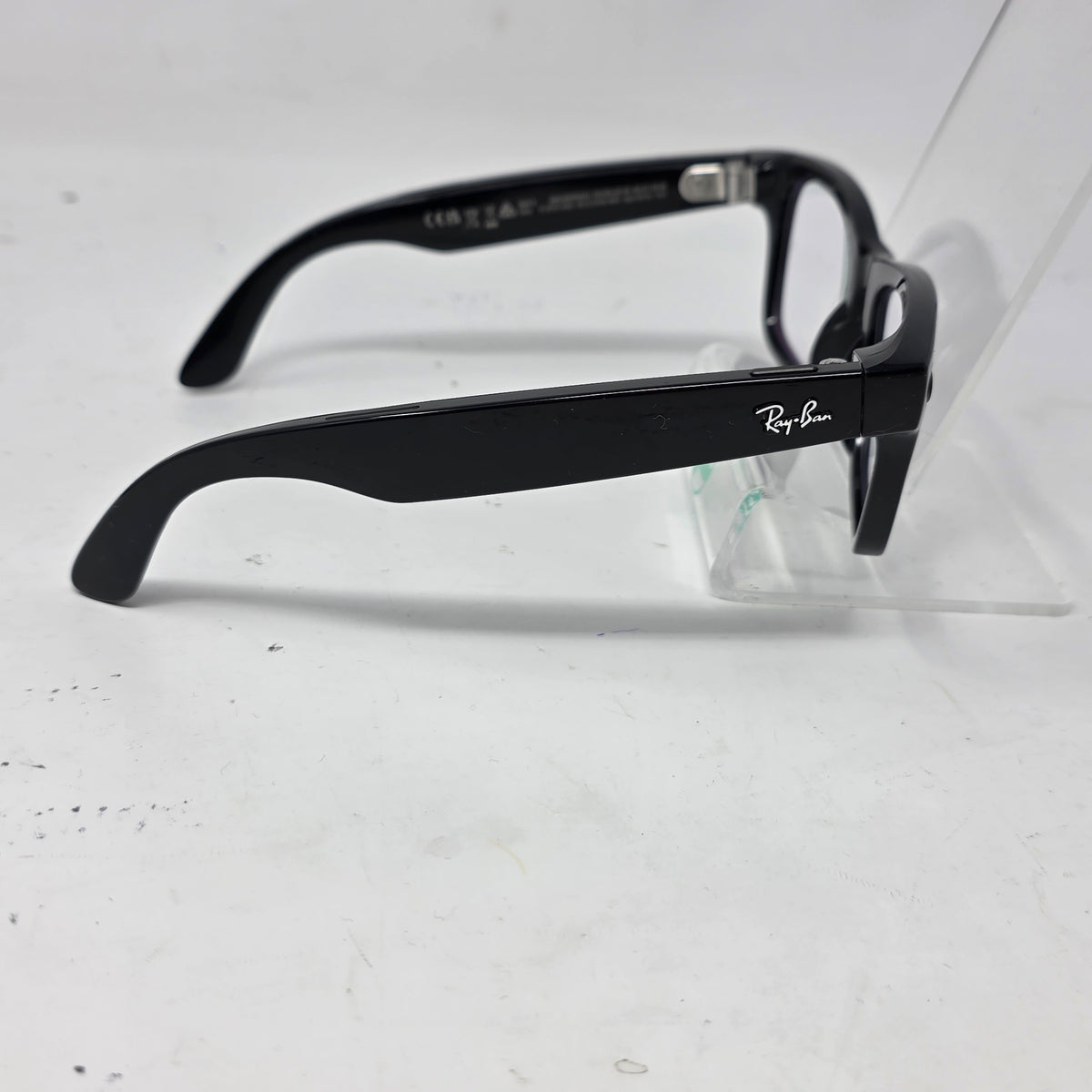 Ray-Ban Meta Wayfarer Gen 1 Shiny Black Standard RW4006 AI Smart Glasses