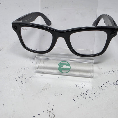 Ray-Ban Meta Wayfarer Gen 1 Shiny Black Standard RW4006 AI Smart Glasses