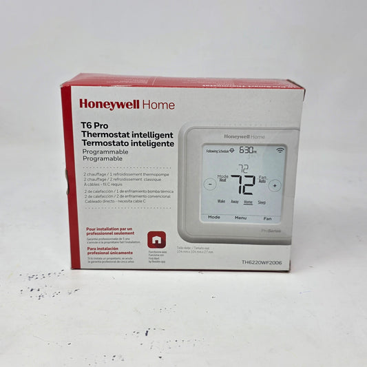 New Honeywell T6 Pro Programmable Thermostat TH6220WF2006