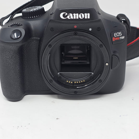 Canon EOS Rebel T100 18.0 MP Digital SLR DSLR Camera