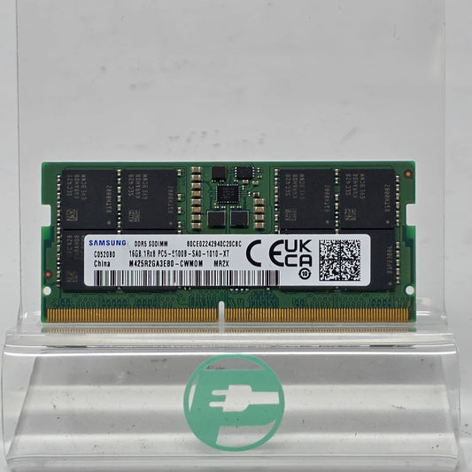 Samsung 16GB DDR5 SO-DIMM PC5-5600B 2Rx8 RAM M425R4GA3EB0-CWMOD 5600MHz