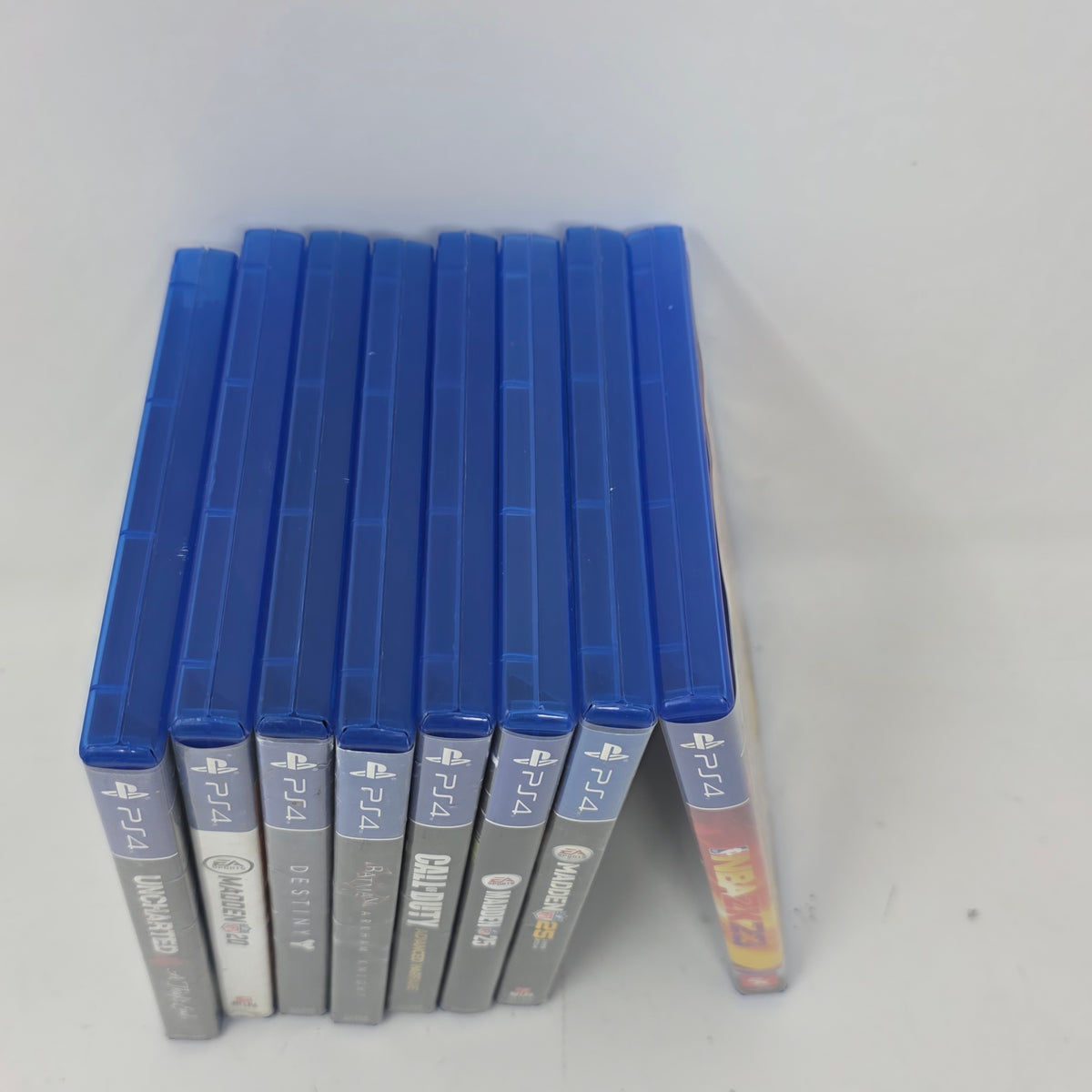 Lot of 8 Sony PlayStation 4 PS4 Games Madden 25 NBA 2K23 Batman Uncharted 4 CoD