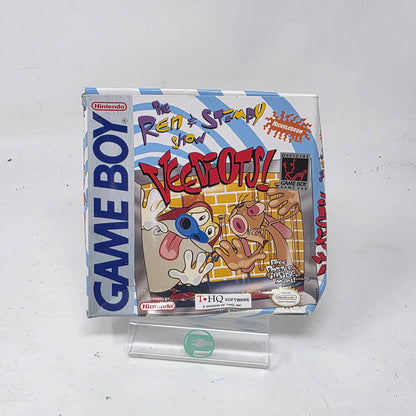 Nintendo GameBoy The Ren & Stimpy Show Veediots Box and Manual