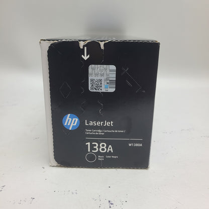 New HP LaserJet 138A Black Toner Cartridge W1380A