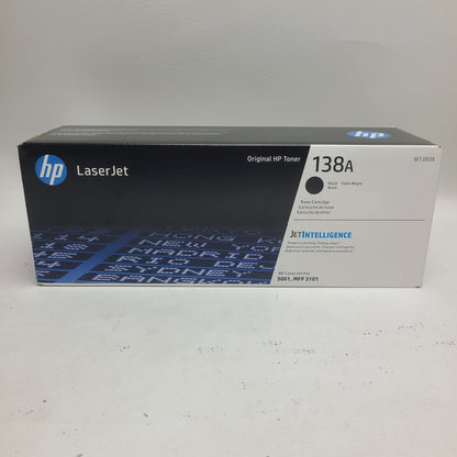 New HP LaserJet 138A Black Toner Cartridge W1380A