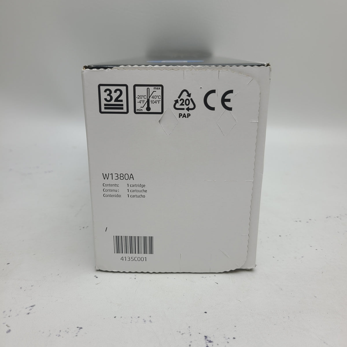 New HP LaserJet 138A Black Toner Cartridge W1380A