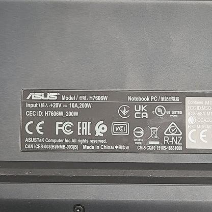 Asus ProArt P16 H7606W 16" Ryzen AI 9 HX 370 2.0GHz 32GB RAM 1TB SSD GeForce RTX