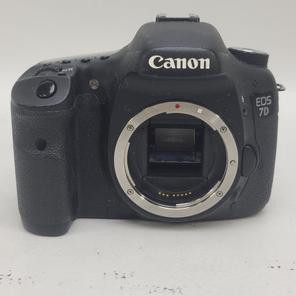 Canon EOS 7D 18.0MP Digital SLR DSLR Camera Black 