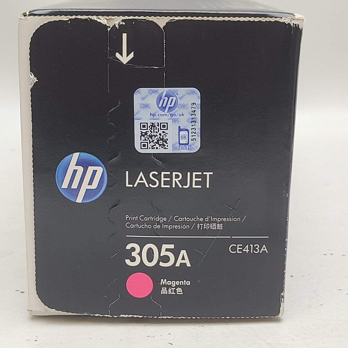 New HP LaserJet 305A Magenta Toner Cartridge CE413A