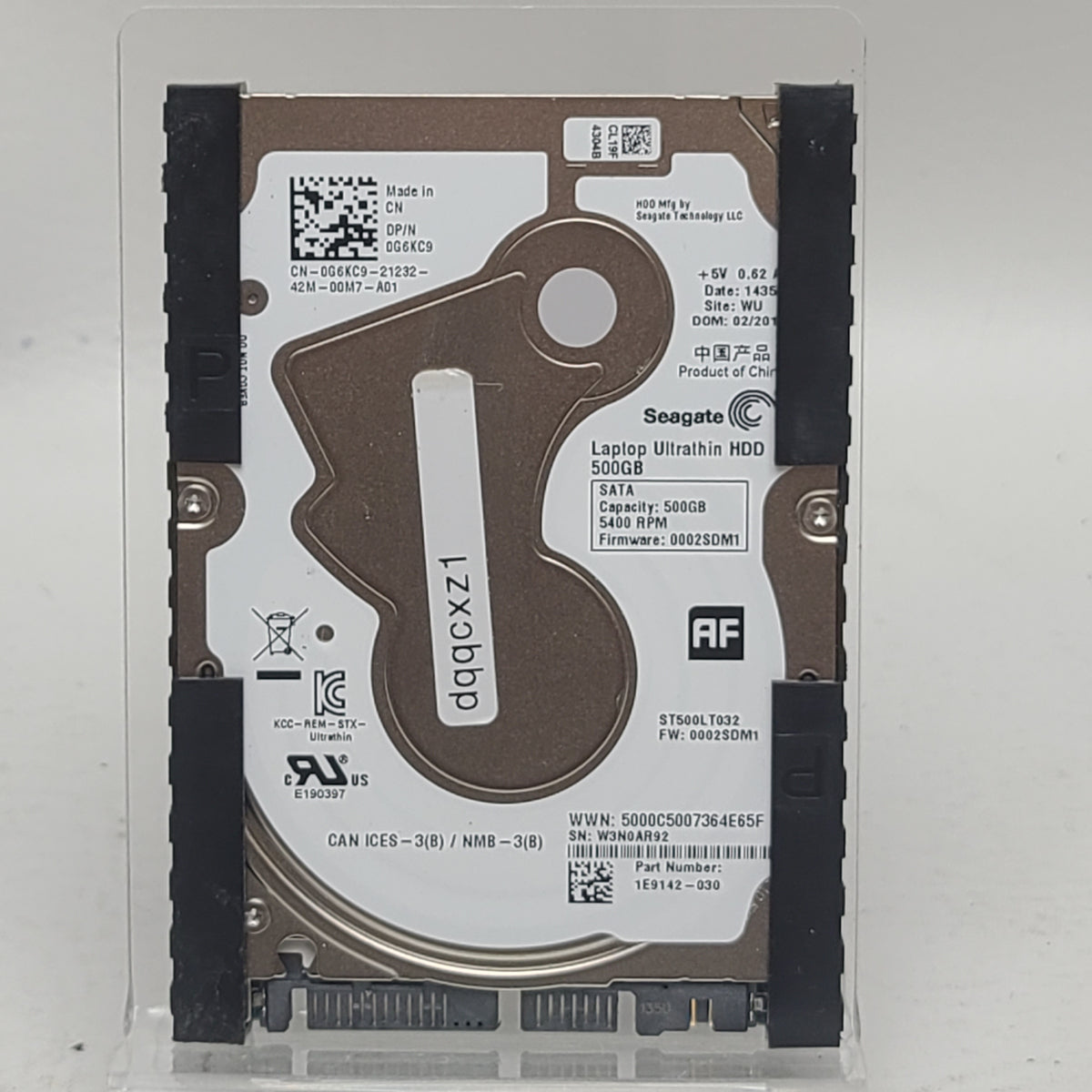 Seagate 2.5" Laptop Ultrathin HDD 500GB SATA III (6 Gb/s) HDD ST500LT032