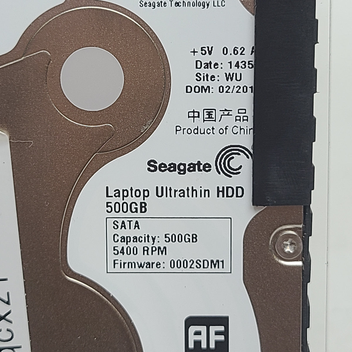Seagate 2.5" Laptop Ultrathin HDD 500GB SATA III (6 Gb/s) HDD ST500LT032