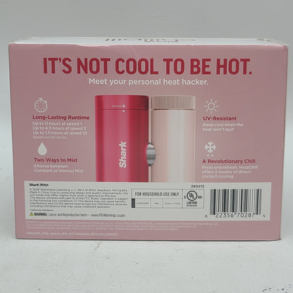 New Shark Chillpill 3-in-1 Personal Cooling System Fan Mist 