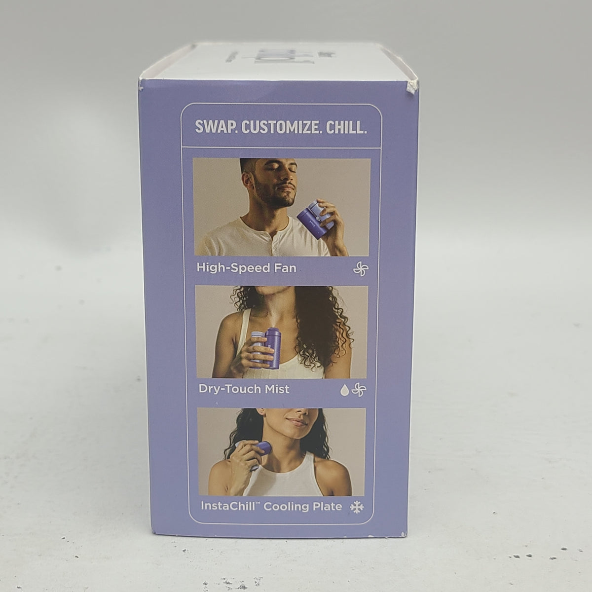 New Shark ChillPill 3-in-1 Personal Cooling System w/ Fan InstaChill Haze