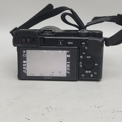 Sony Alpha a6400 Mirrorless Camera with E 50mm f/1.8 OSS Lens Black