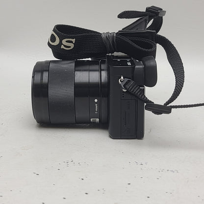 Sony Alpha a6400 Mirrorless Camera with E 50mm f/1.8 OSS Lens Black