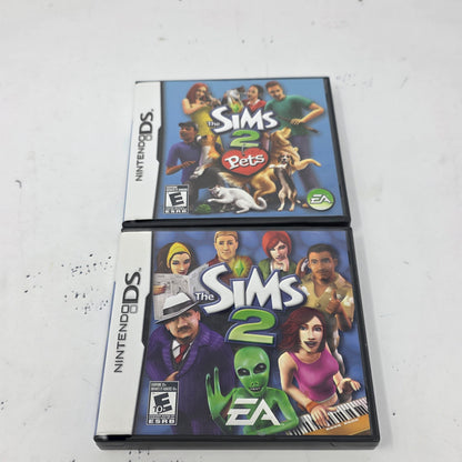 Lot of 2 Games Nintendo DS The Sims 2: Pets,The Sims 2