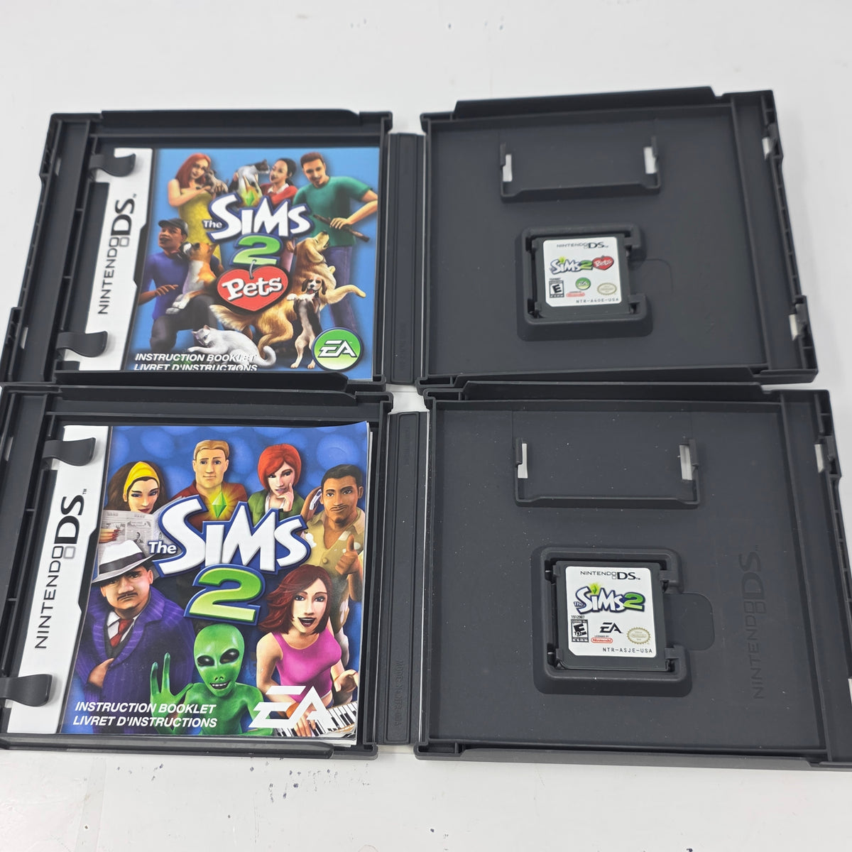 Lot of 2 Games Nintendo DS The Sims 2: Pets,The Sims 2