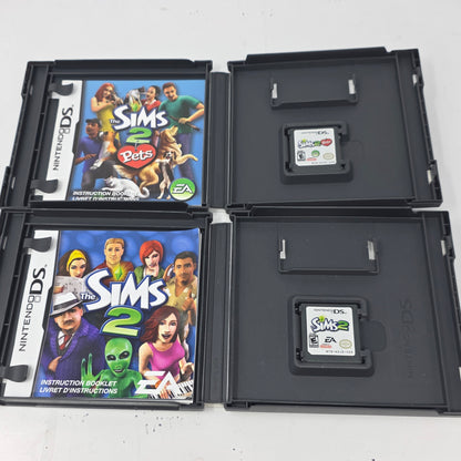 Lot of 2 Games Nintendo DS The Sims 2: Pets,The Sims 2