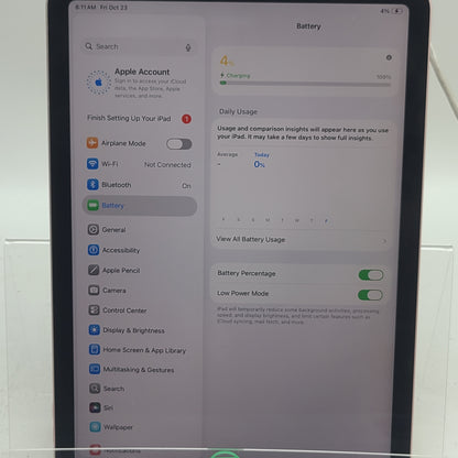 WiFi Only Apple iPad Air 4th Gen 64GB Rose Gold MYFP2LL/A