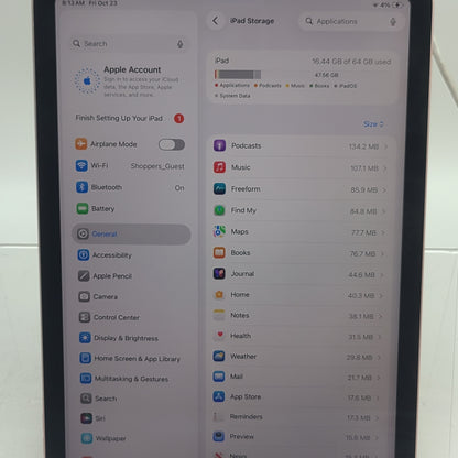 WiFi Only Apple iPad Air 4th Gen 64GB Rose Gold MYFP2LL/A