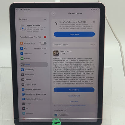 WiFi Only Apple iPad Air 4th Gen 64GB Rose Gold MYFP2LL/A