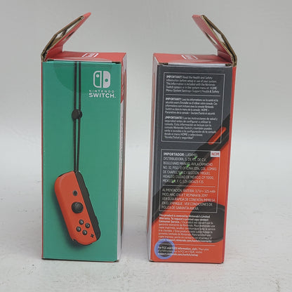 New Lot of 2 Nintendo Switch Joy-Con Grip 
Neon Red