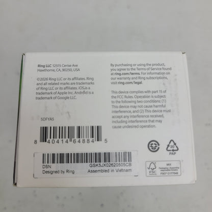 Ring Battery Doorbell 2K 2nd Gen Front Door Camera Matte Mocha