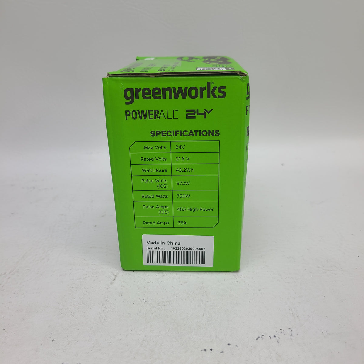 New Greenworks PowerAll 24V Battery Kit 2-Pack 2.0Ah USB-C Cable K2D4NNA