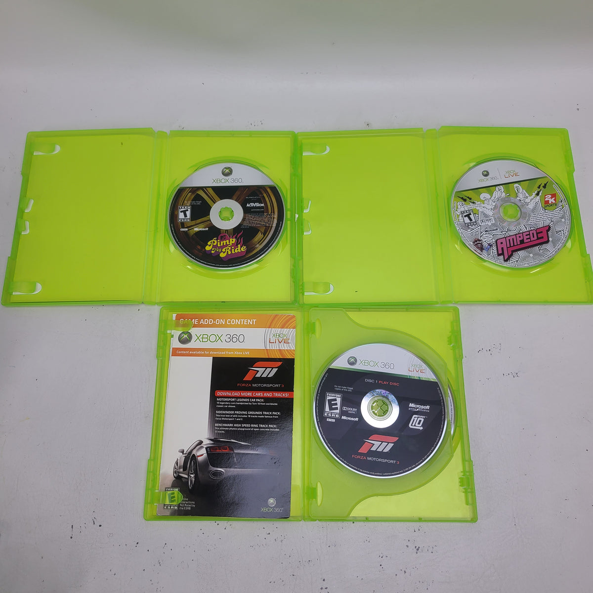Lot of 6 Microsoft Xbox 360 Games Forza Batman SSX Pimp My Ride Epic Mickey 2