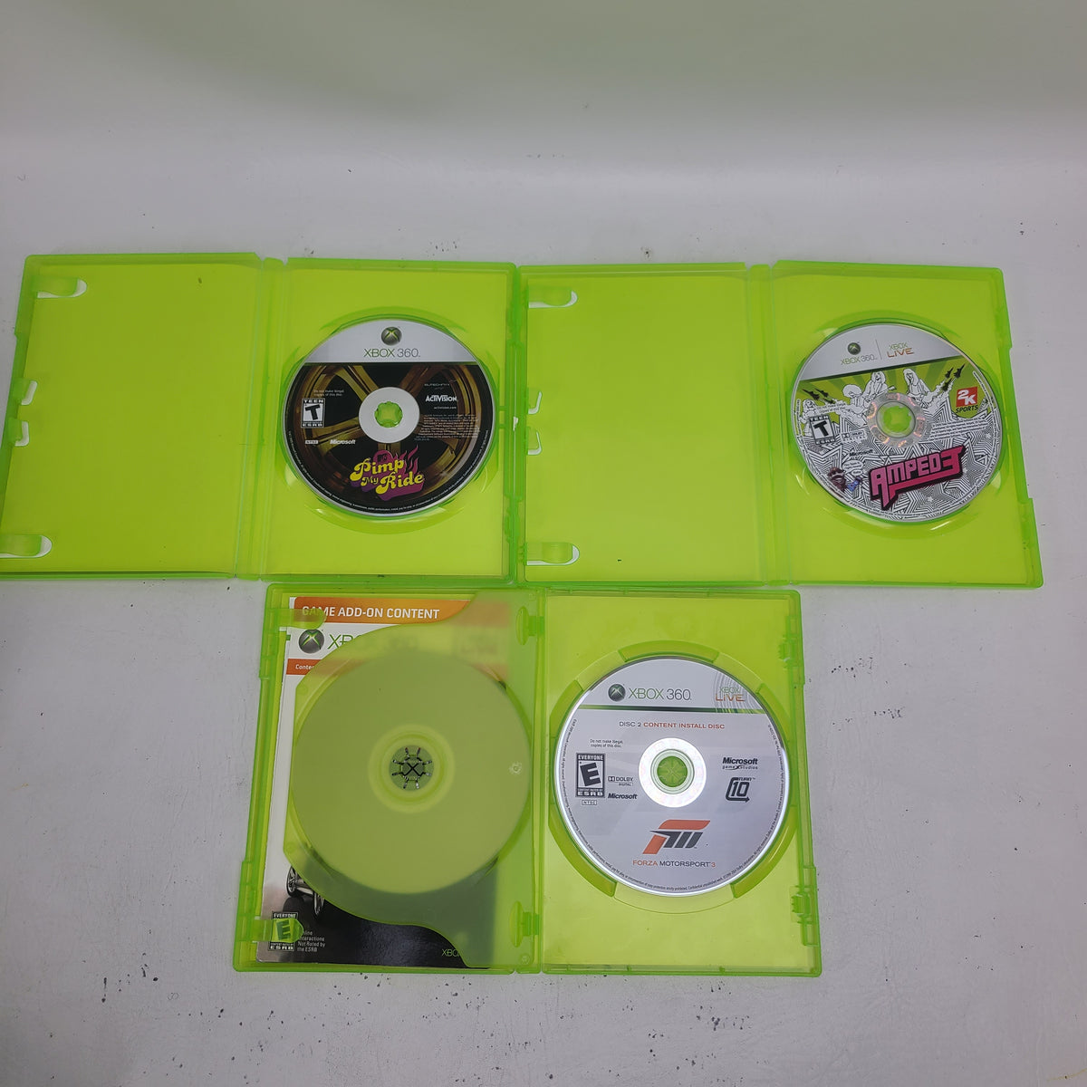 Lot of 6 Microsoft Xbox 360 Games Forza Batman SSX Pimp My Ride Epic Mickey 2