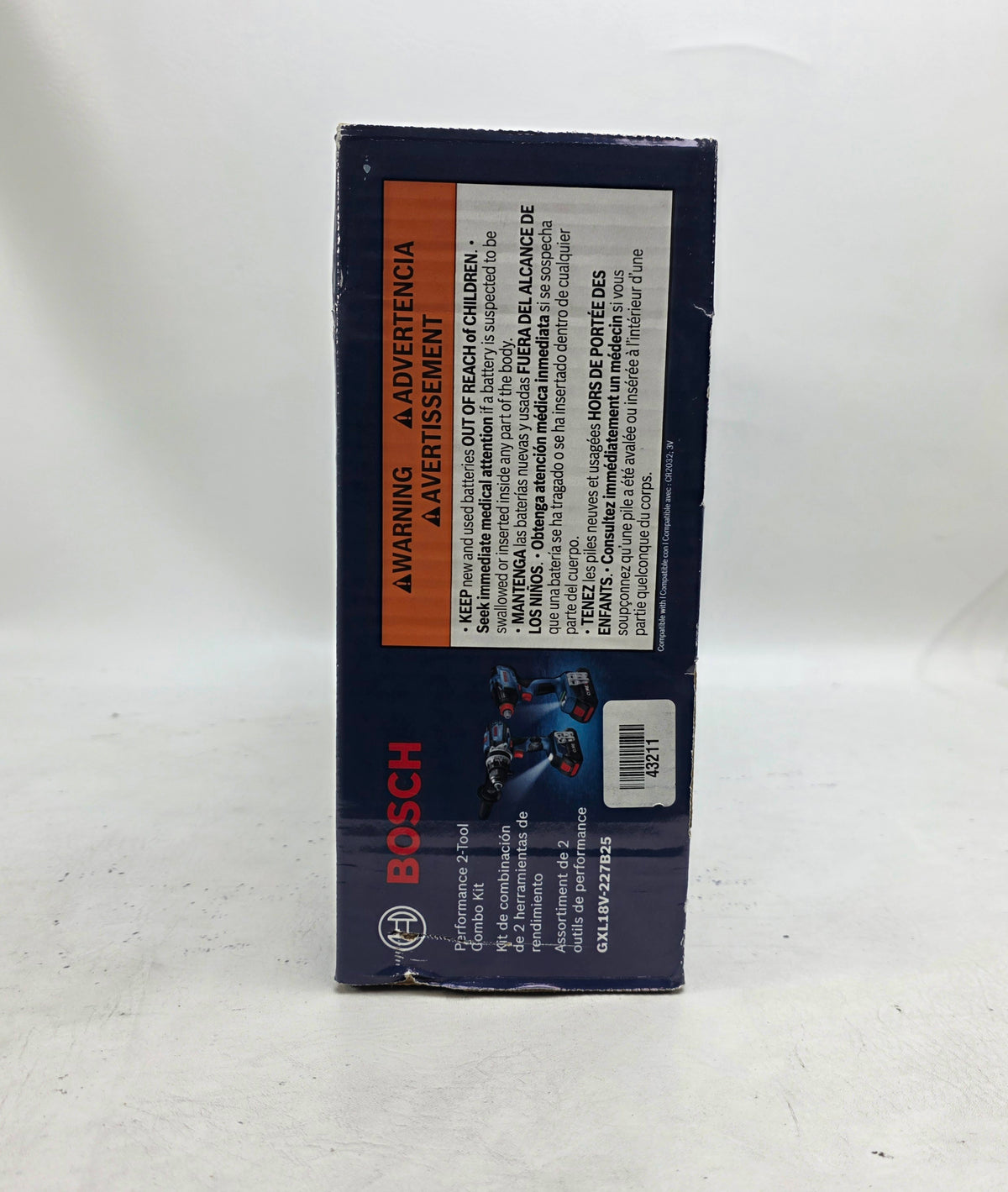 New Bosch GXL18V-227B25 18V Brushless 2-Tool Cordless Power Tool Combo Kit 