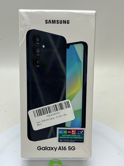 New GSM Unlocked Samsung Galaxy A16 5G 4GB RAM 128GB SM-A166M Black