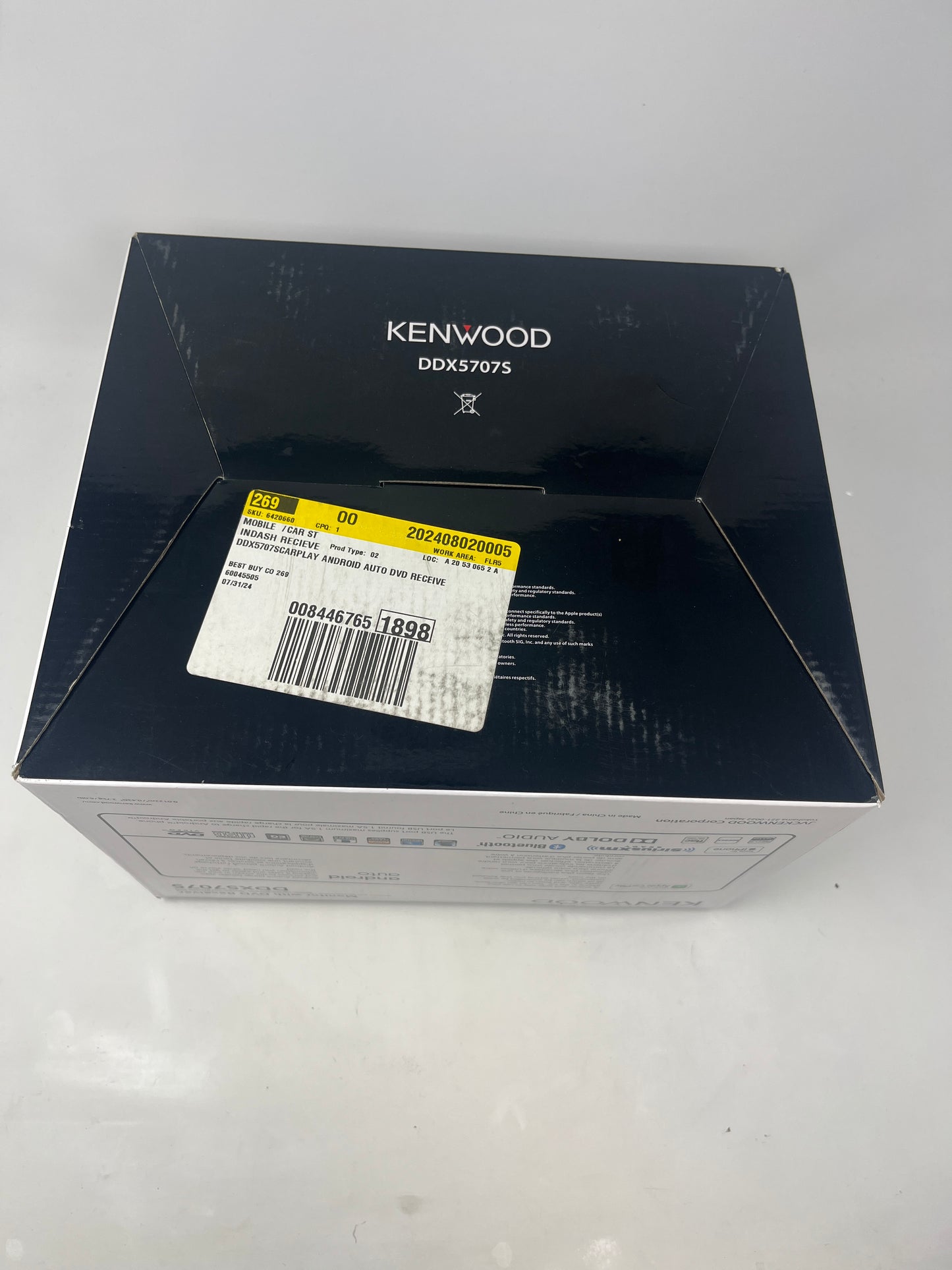 Kenwood DDX5707S DVD Receiver with 6.8 inch WVGA Display