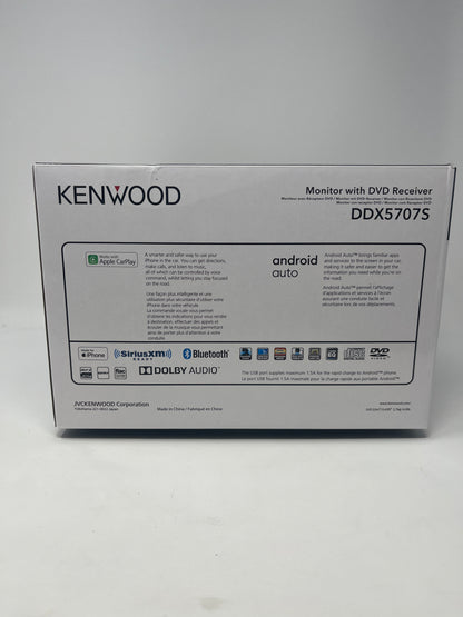 Kenwood DDX5707S DVD Receiver with 6.8 inch WVGA Display