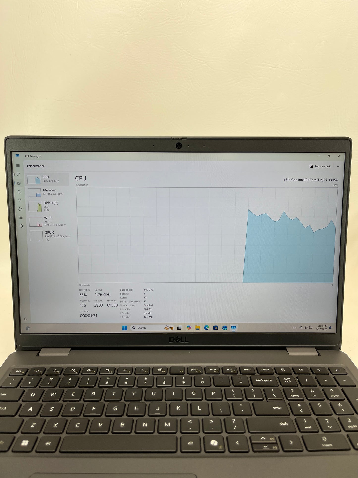 Dell LATITUDE 3550 DP96RF54 15.6" i5-1145G7 1.6GHz 8GB RAM 128GB SSD