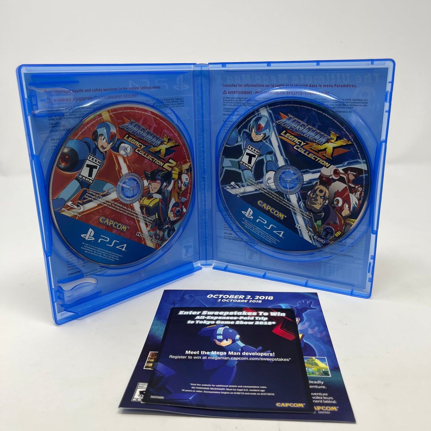 MegaMan X Legacy Collection 1 + 2 Capcom (Sony PlayStation 4 PS4, 2018)