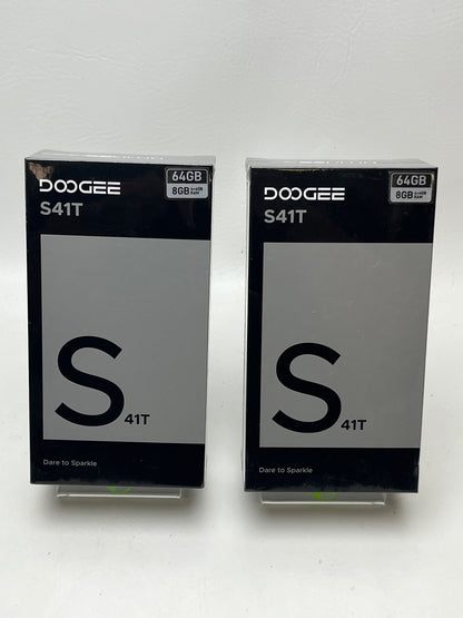 New Factory Unlocked Doogee S41T 64GB 13 Volcano Orange